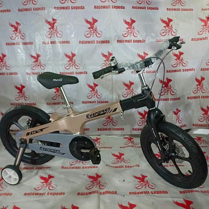 Sepeda anak 16 bmx evergreen magnesium alloy v racing doble cakram ML1593