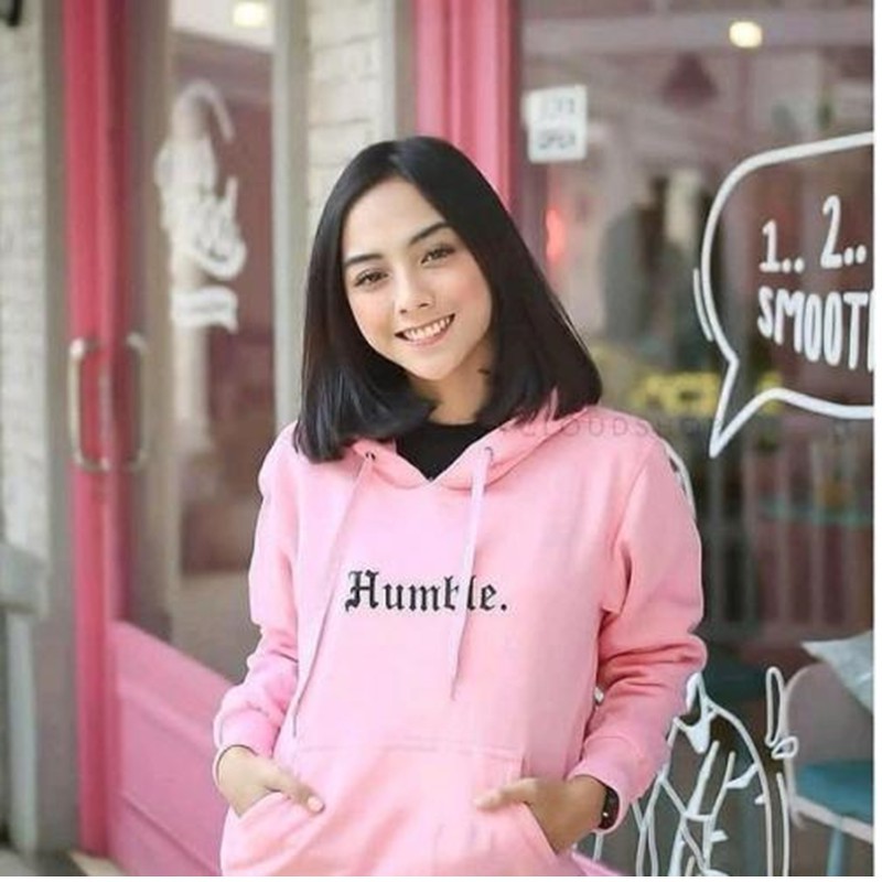 IvannaCollection Sweater Hoodie Humble Pria dan Wanita Couple Pasangan Bahan Fleece Premium