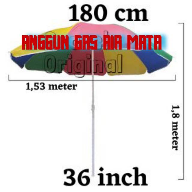 Payung tenda jualan bazar pedagang motor gerobak dll