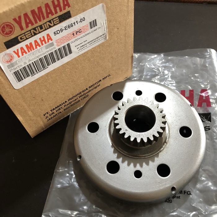 Mangkok Ganda Kopling Otomatis Clutch Lonceng Yamaha Vega ZR 24T 5D9