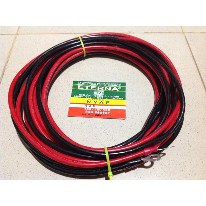 Kabel Aki Solar Cell 6Mm X2, 5 Meter Nyaf Eterna