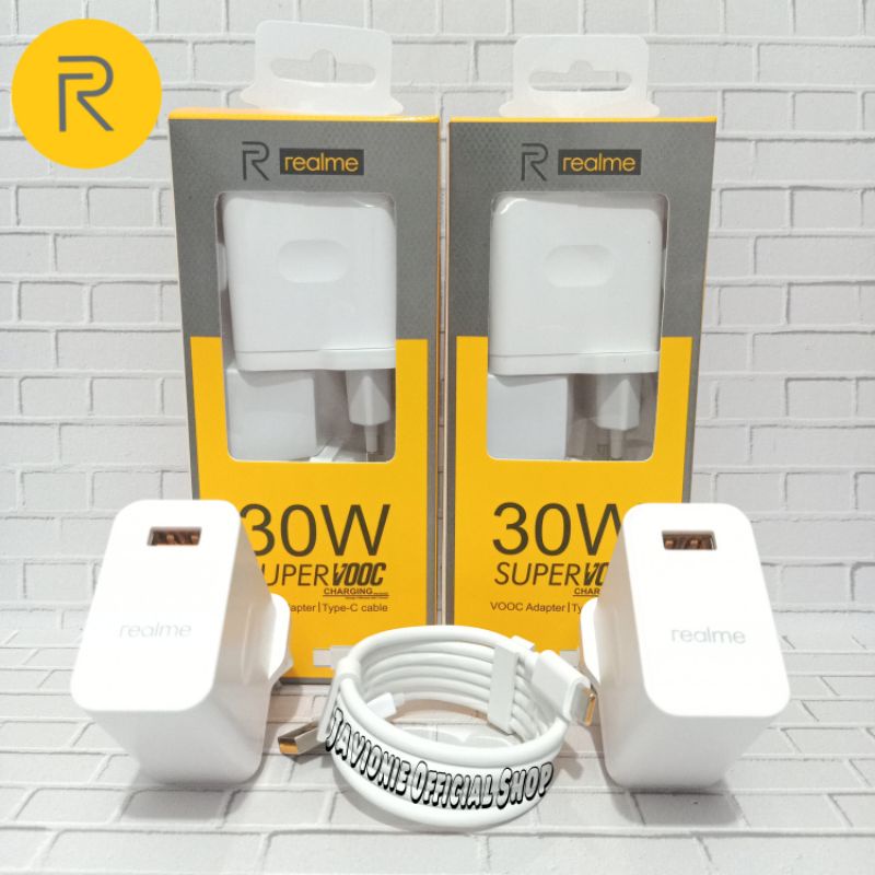 Charger Casan Cas Carger Realme 6 Pro Narzo Original 30W 65W SUPER DART VOOC TYPE C FAST CHARGING