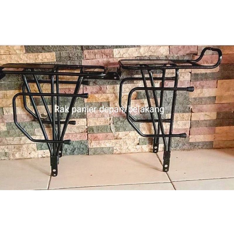 Sepasang Rak Panier/boncengan sepeda touring,seli/MTB/Minion