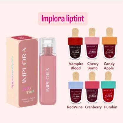 Implora Cheek &amp; Liptint / Jelly Lip Tint | Stain