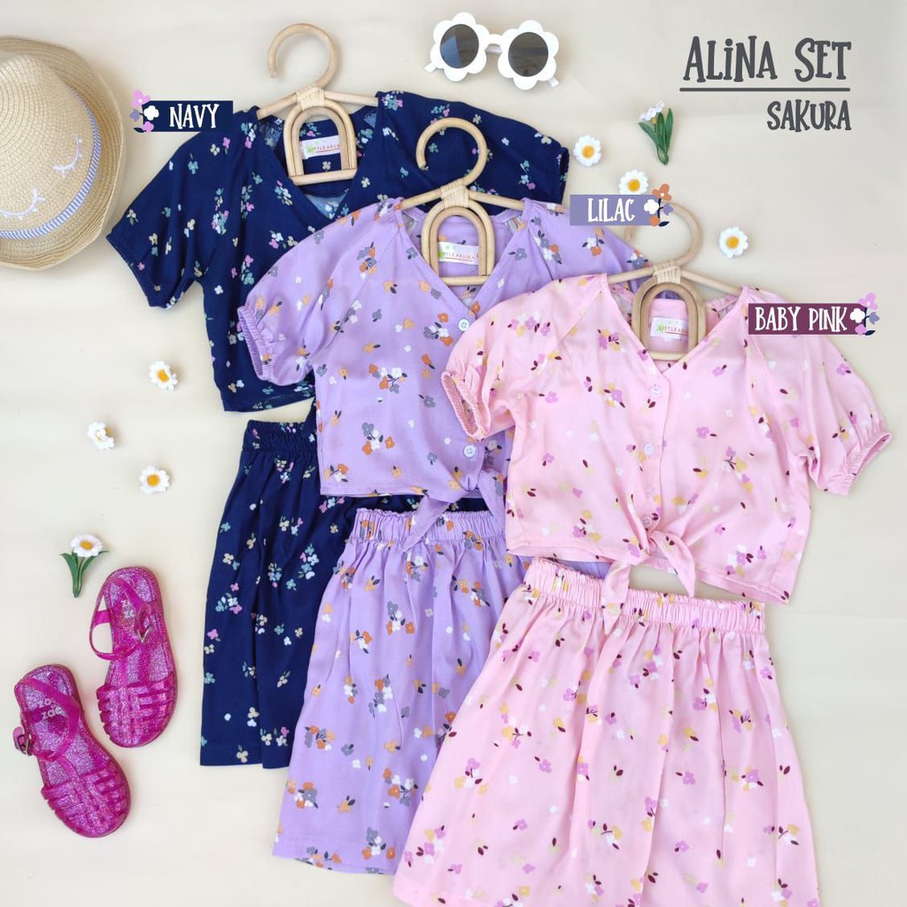 Afsheenastore Setelan Anak Alina Set By Little Aruma