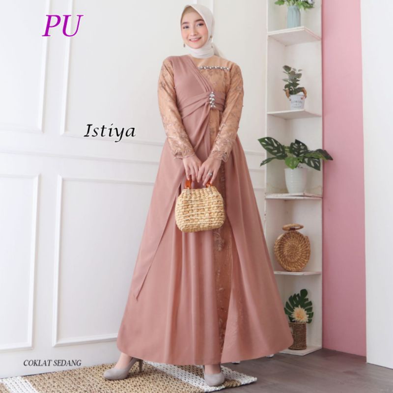 ISTIYA Gamis Muslimah gaun wisuda online walimatul bridemaids kondangan pesta muslimah