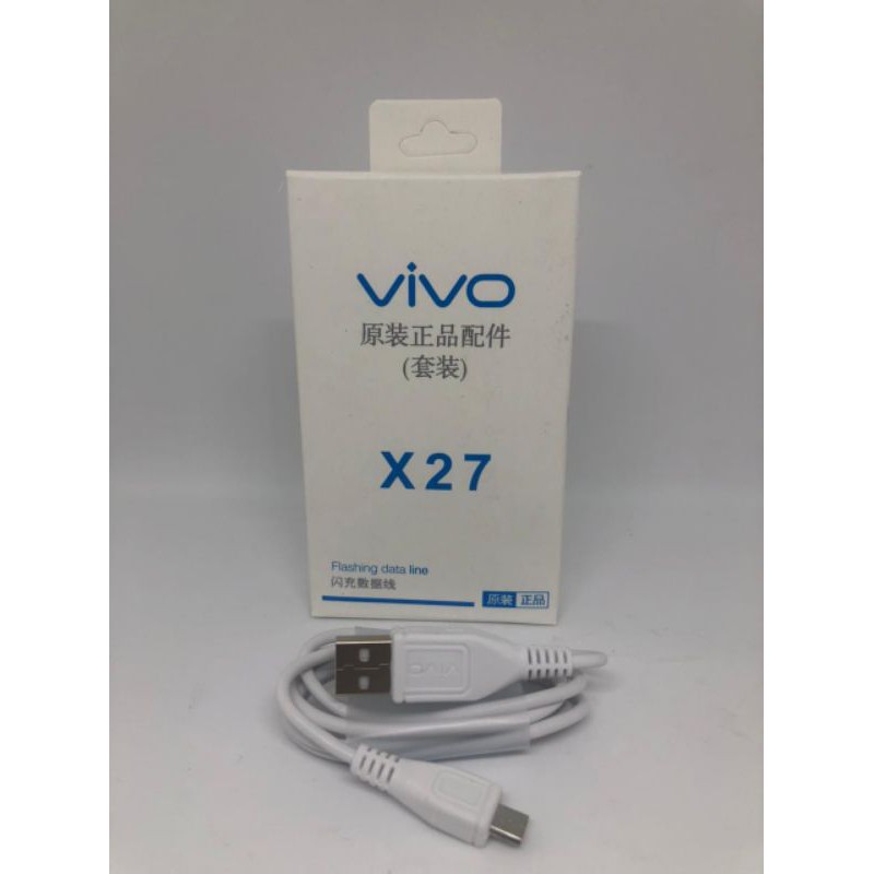 Kabel Data Vivo X27 Original Fast Charging Micro USB / Type - C