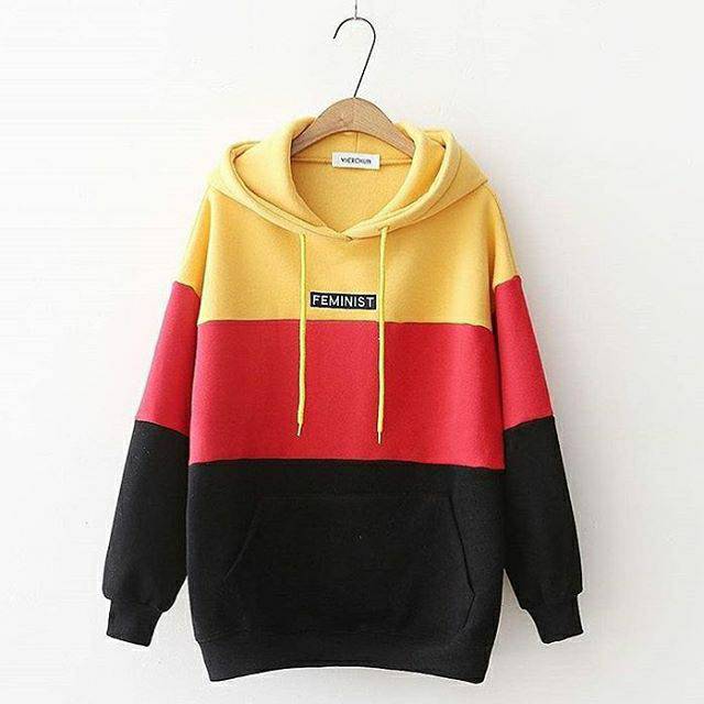 Sweater wanita hoodie feminist / jaket cewek / hoodie cewek / korean jaket