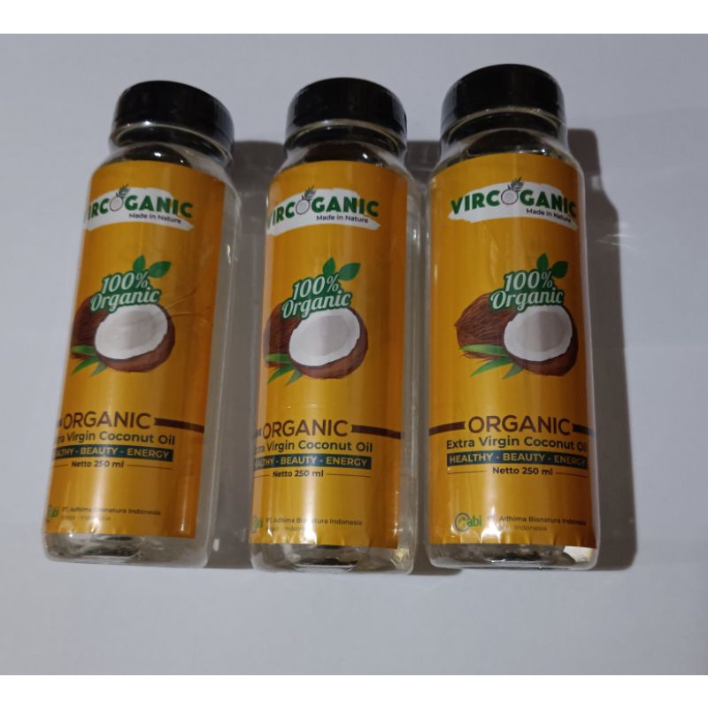 minyak kelapa 250ml virco organic oil