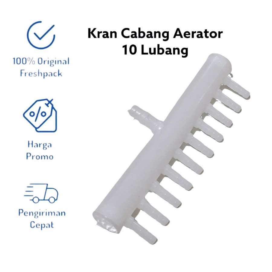 KRAN CABANG BLOWER AERATOR 10 - 28 LUBANG OUTPUT