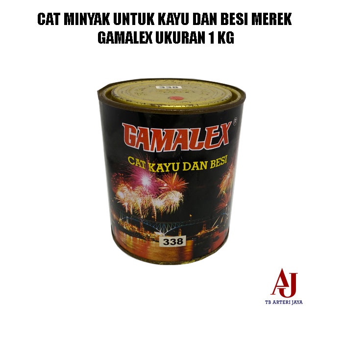 Cat Minyak Cat Besi Cat Kayu 1 KG Cat Besi dan Kayu Gamalex Cat Minyak Murah Kualitas Bagus