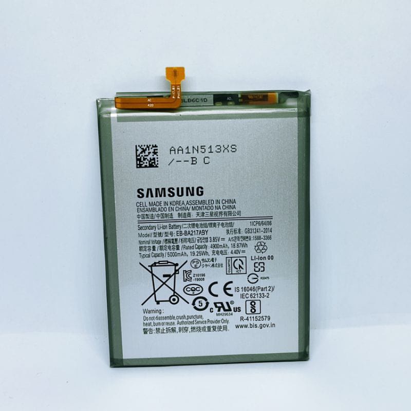 Batre Samsung A21S -A02-A12 5000 MAH EB-BA217ABY ORIGINAL 100% Batre Samsung Battery Batre