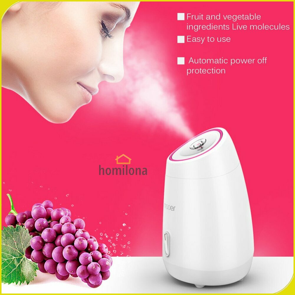 Steamer Muka Nano Spray Steam Machine Beauty Humidifier - Taffware HUMI MR-Z1 - White