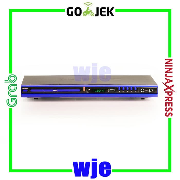 Promo DVD Player GMC 081Q B Smart Optik Body Besi 1 Tahun Garansi Resmi Murah