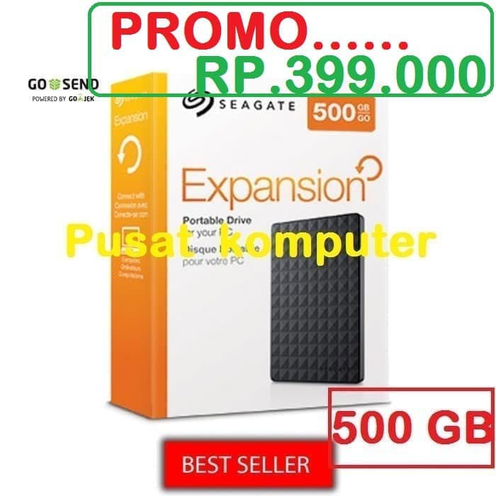 Hardisk HDD LUAR External 500GB Merek SEAGATE Original 100% DATA