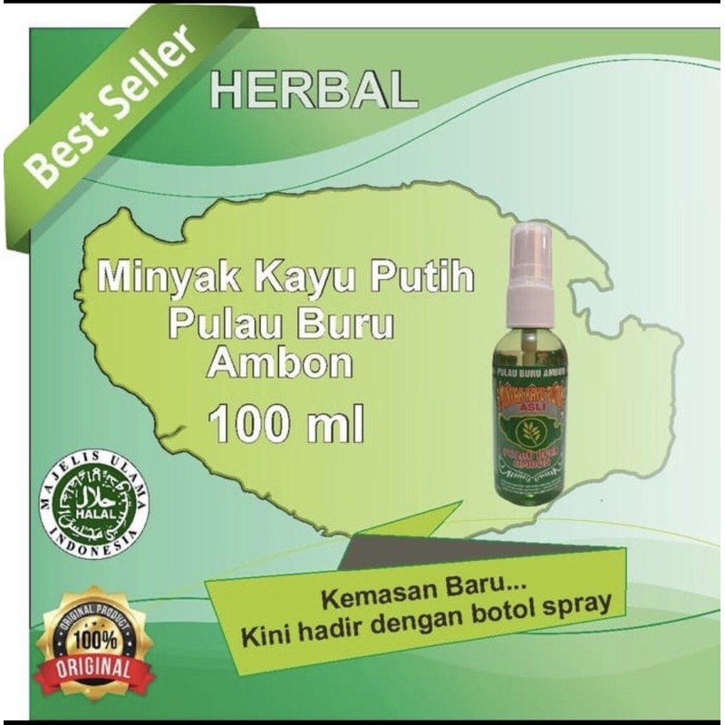 Minyak Sereh Asli Pulau Buru Ambon/ Murni 100 % Original/ Botol Spray