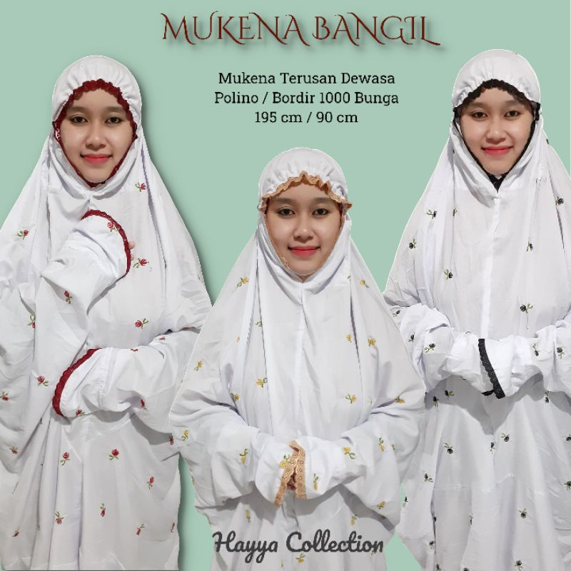 Mukena 1000 Bunga / Mukenah 1000 Bunga / Mukena Terusan Dewasa / Mukenah Terusan Dewasa / Mukena Bor
