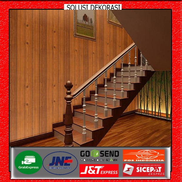 [ready stok!!! Wallpaper stiker dinding | lebar 45 cm x 10 meter | anti air | motif kayu tua