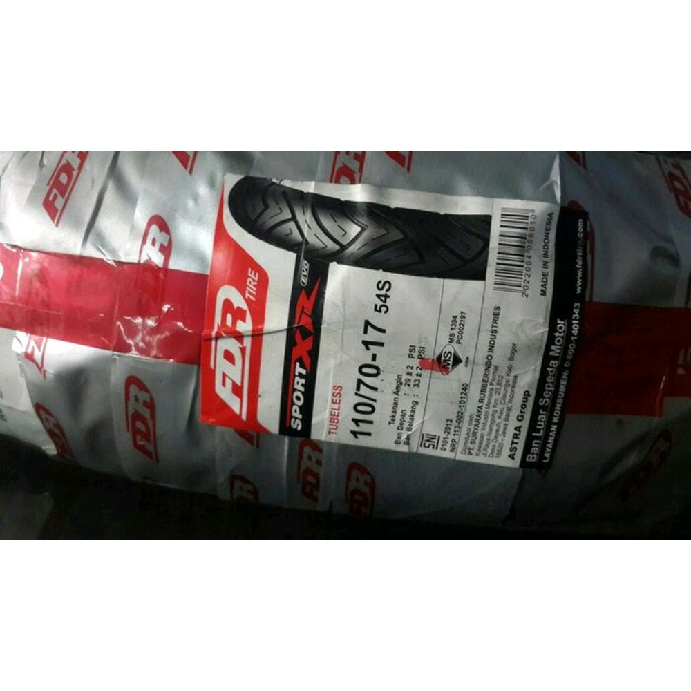 Ban FDR Evoo Tubeless 110 70-17