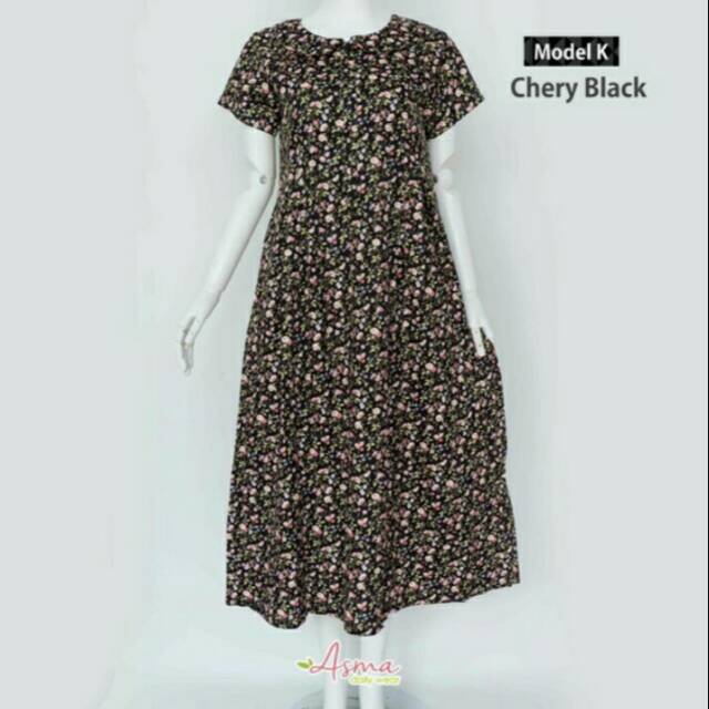 Asma Daily Wear -Model K-Chery Black