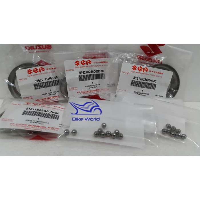 Komstir + Pelor Smash, Spin Suzuki Genuine Parts Kualitas Terbaik