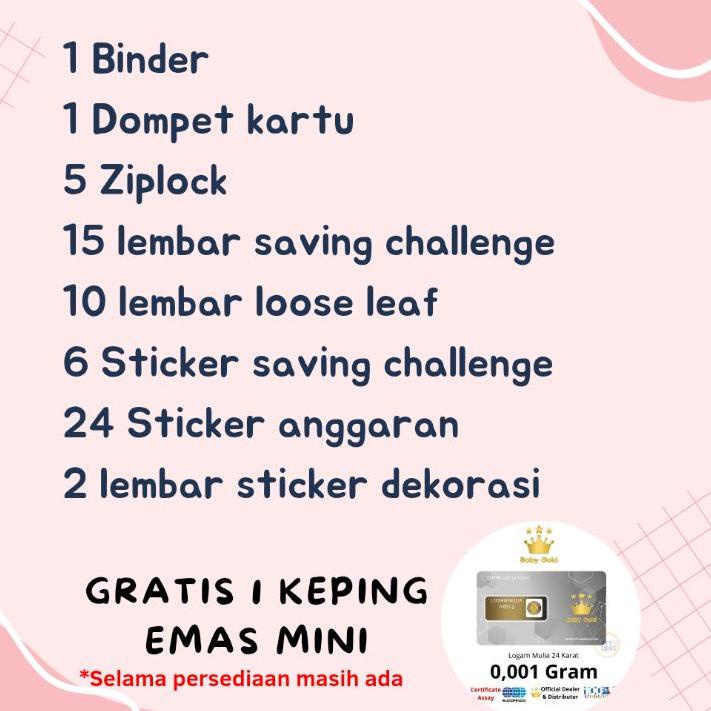 

Paling Dicari.. GRATIS EMAS MINI / ALAT BUDGETING / Binder A6 / Binder budgeting / Binder keuangan / Binder photocard / A6 (BEST SELLER)