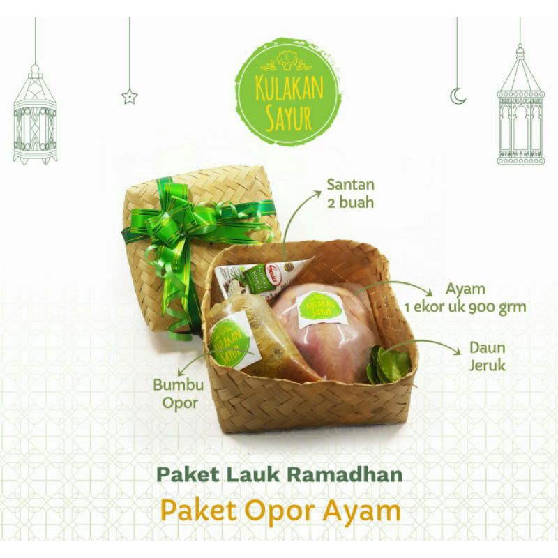 

Paket lauk Ramadhan paket opor ayam