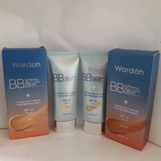 Wardah Lightening BB Beauty Balm Cream SPF 32 PA+++ 15ml Makeup Base Moisturizer