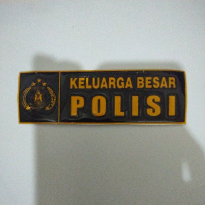 

Stiker keluarga besar polisi / Stiker embos polisi