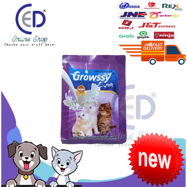 SUSU KUCING GROWSSY MILK 20GR