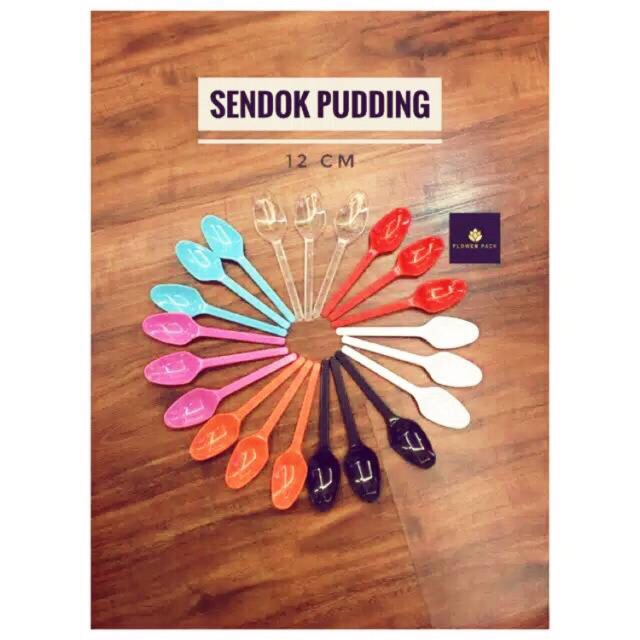 Sendok Puding Puyo | Sendok Puding Plastik Puyo | Sendok Puding Berkualitas ukuran 12cm