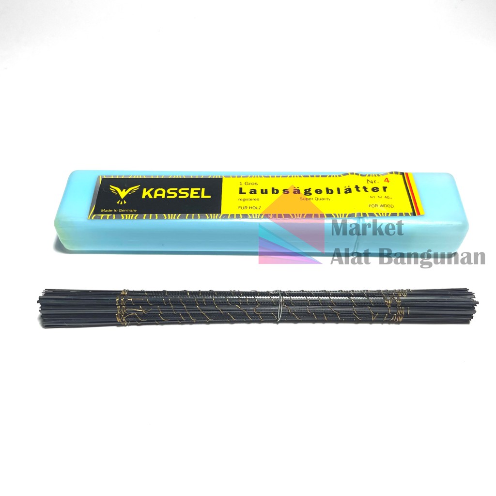 Mata Gergaji Triplek Kayu KASSEL NO.4 Isi 12 Pcs (1 IKAT) / Mata Gergaji Ukir