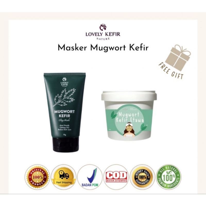 [READY] MASKER MUGWORT KEFIR ETAWA by LOVELY KEFIR NATURE x HANA SARASWATI