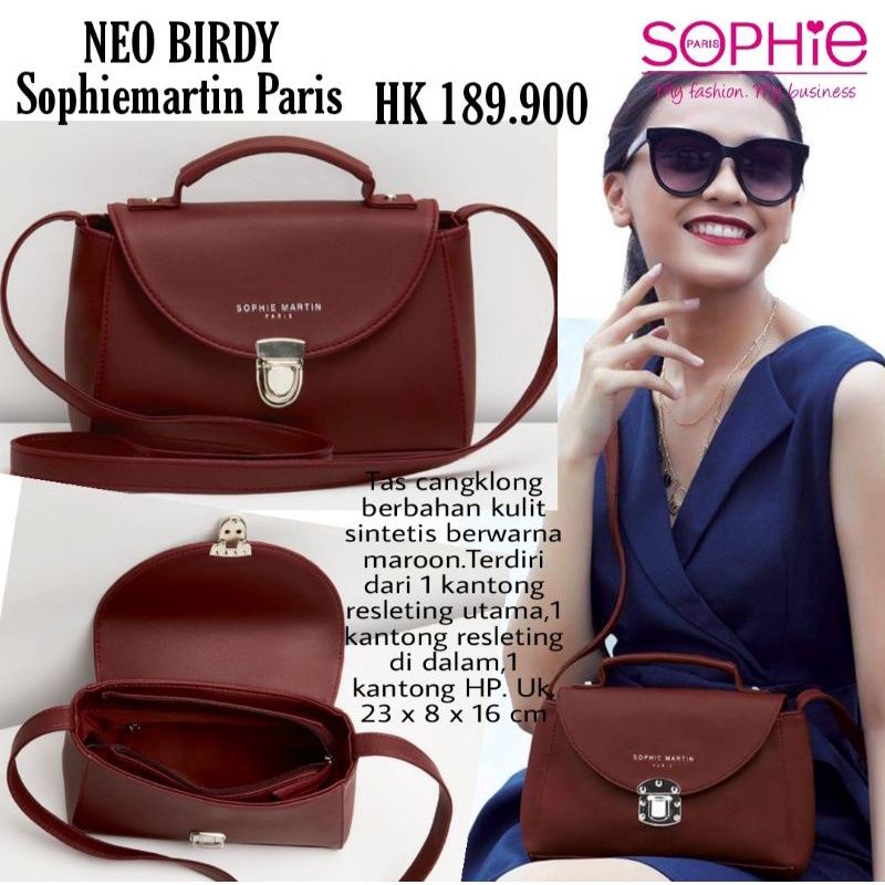 SOPHIE MARTIN TAS NEO BIRDY SOPHIE PARIS