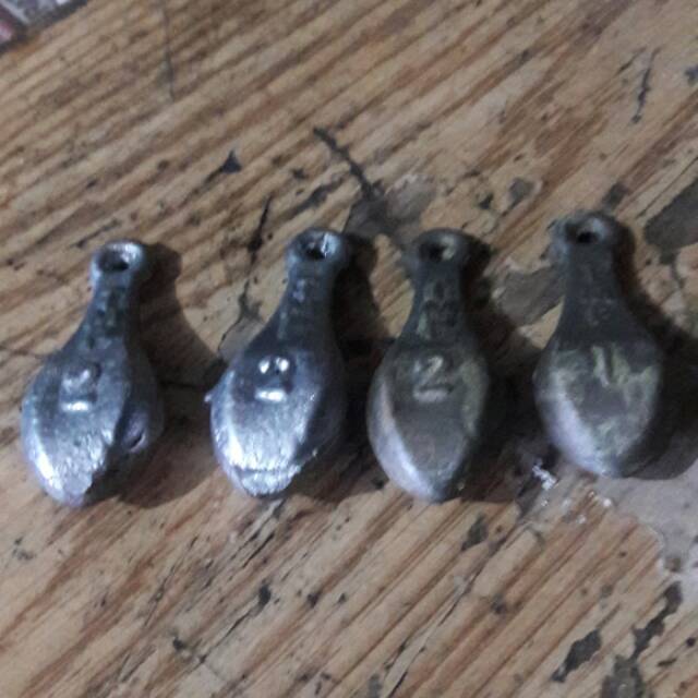 Timah pancing pemberat asesoris