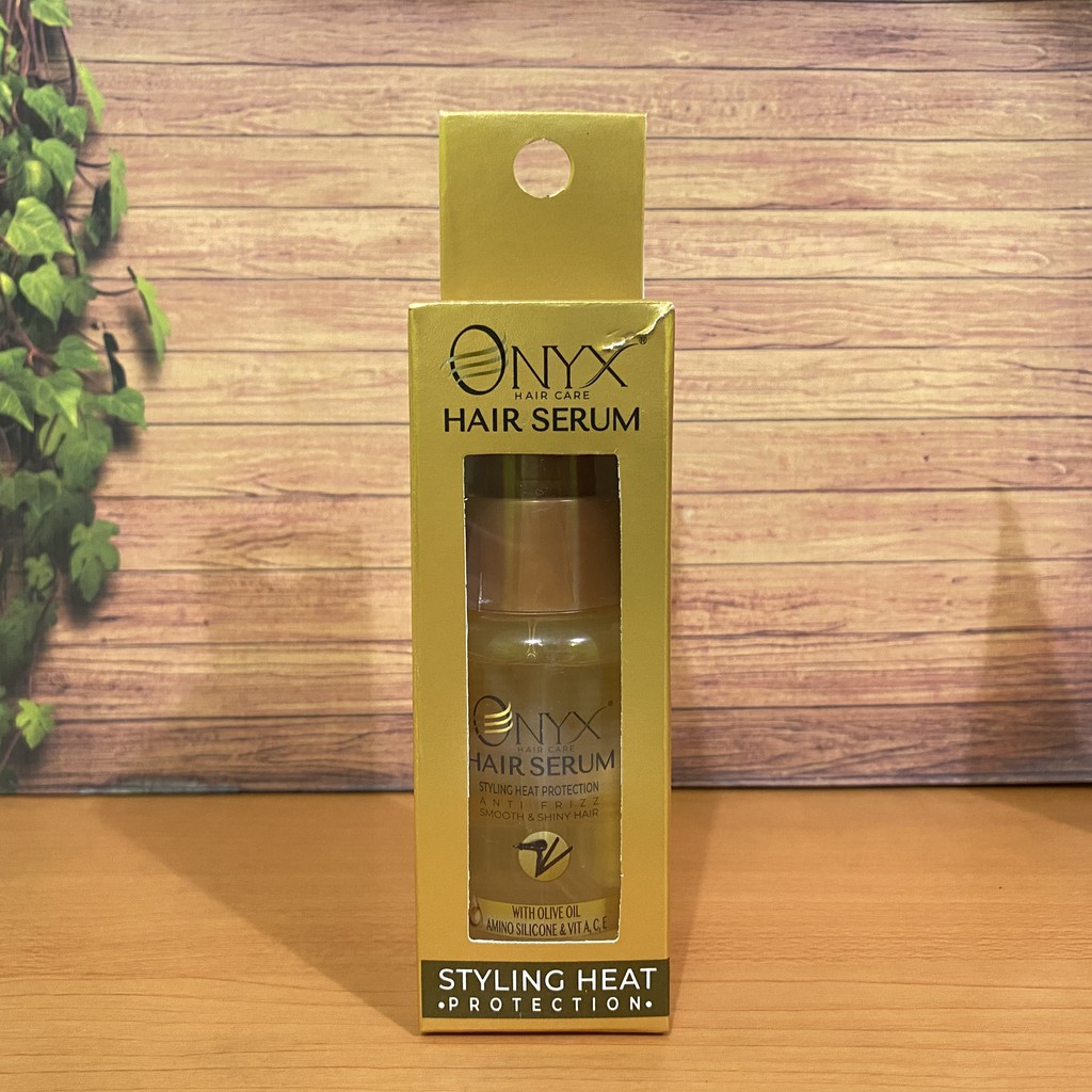 (cod) Onyx Hair Serum Styling Heat Protection / Serum Rambut - 65ml terbaru