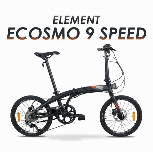Sepeda Lipat 20 Element Ecosmo 9 Speed Shimano Altus