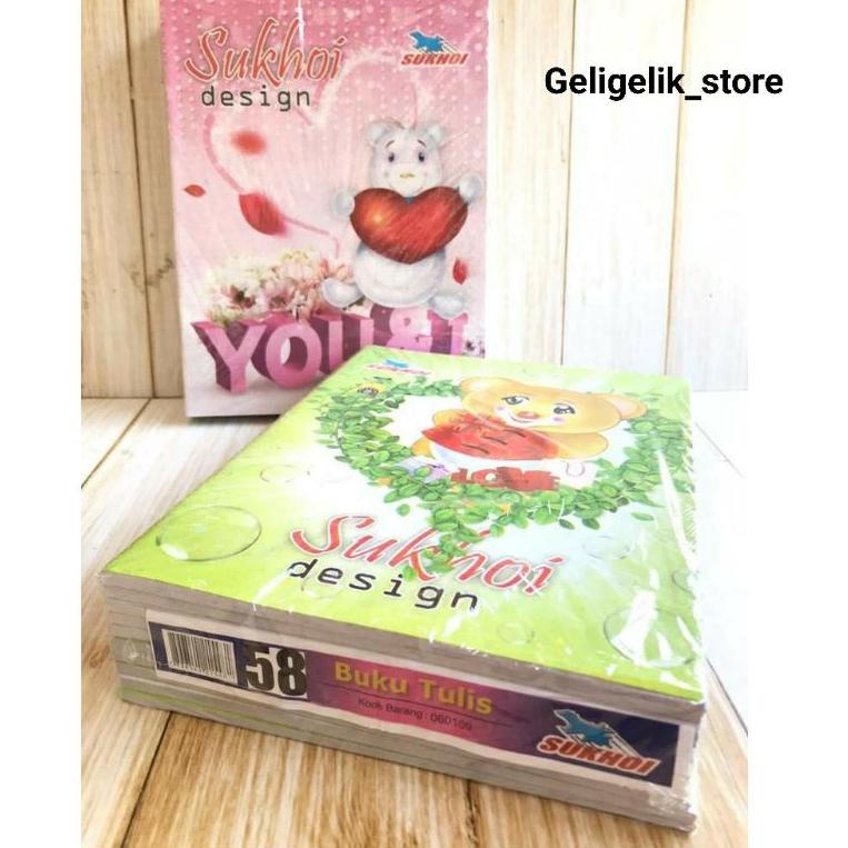 

SUPER LARIS Buku Tulis Murah SUKHOI 58 Lembar / 1 PCS @ 886