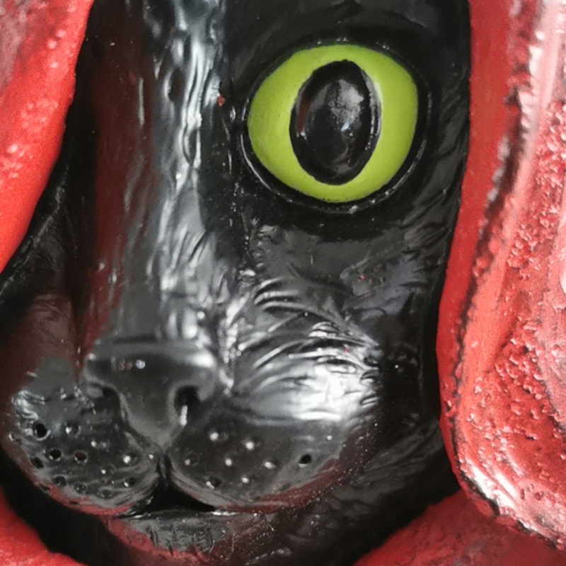 Liontin Pintu Desain Kucing Misterius Halloween Untuk Dekorasi Dinding Rumah