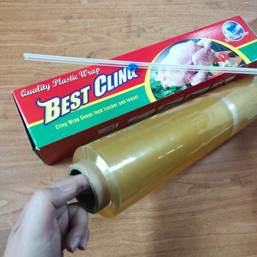 BEST CLING 45 cm x 500 meter JUMBO - PLASTIK CLING WRAP - FOOD GRADE