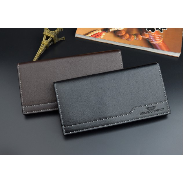 DAIQISI Dompet Pria Panjang Bahan Kulit PU Leather Premium DQS05