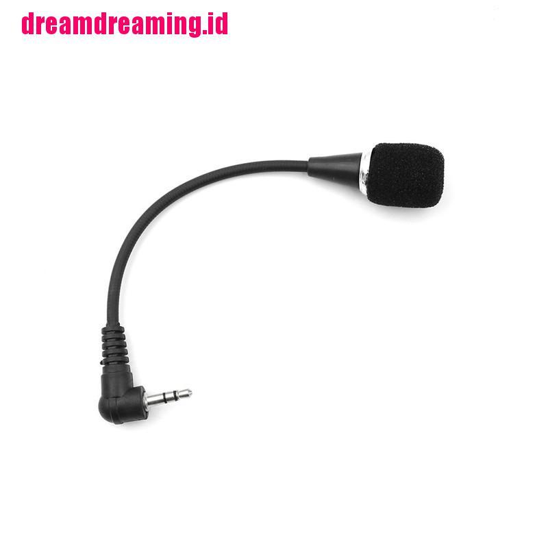 Speaker Mikrofon Mini Flexible Jack 3.5mm Untuk PC / Laptop