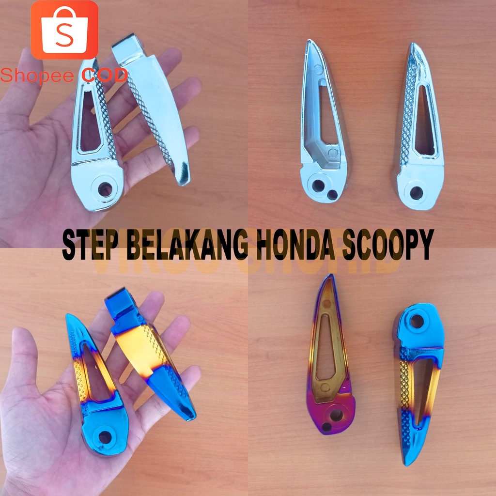 Step pijakan belakang model Honda scoopy universal / Motor Scoopy / Sepeda Motor / Scoopy / Motor / Step Scoopy / Step Belakang Scoopy