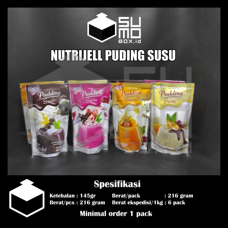 

Nutrijell Nutrijel Serbuk Puding Susu Rasa 120Gr, 145Gr, 170Gr
