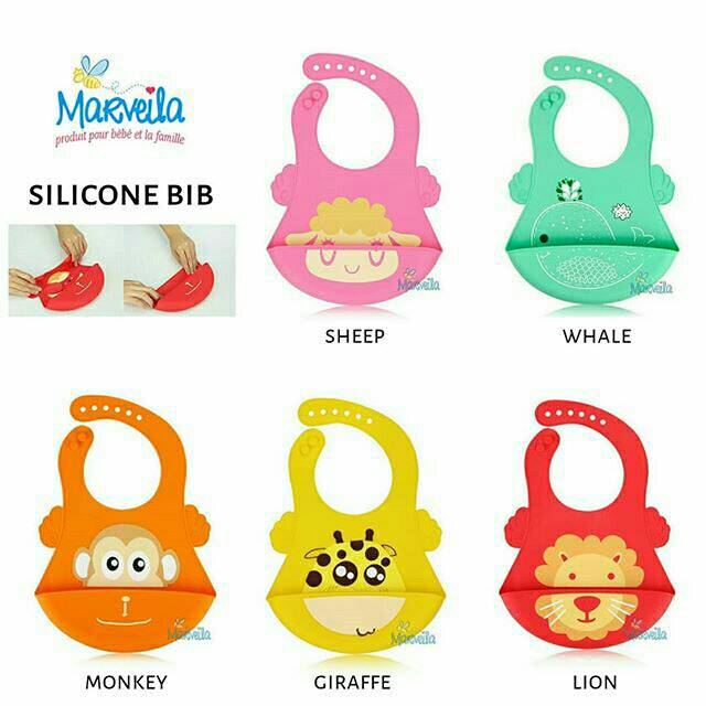 Marveila Silicon Cute Bib