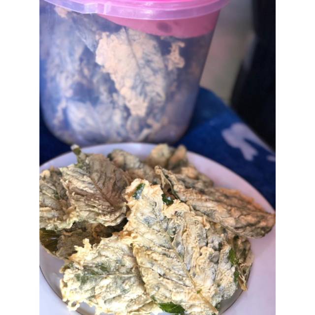 

Dapoer Bunda Yuni Peyek Bayam / Rempeyek Bayam