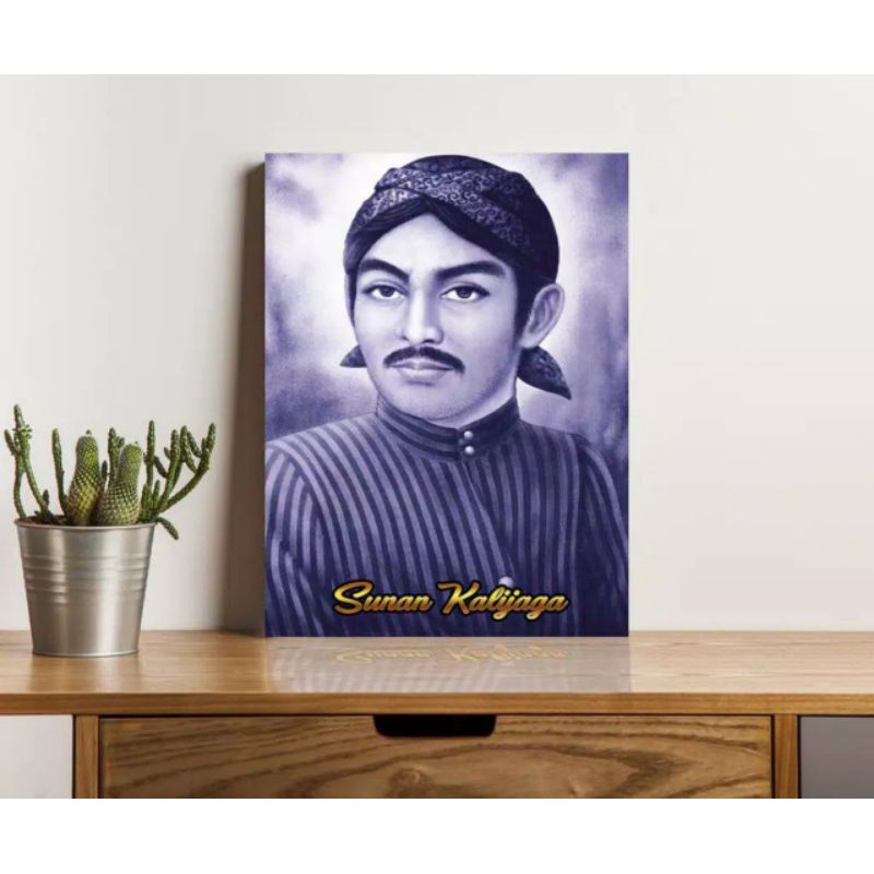 poster kayu/walldecor/hiasandinding SUNAN KALIJAGA