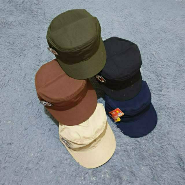 Topi Komando / Topi Militer / Topi Army / Topi Tentara / Topi Polos / Topi Bagus / Topi Cowo / Murah