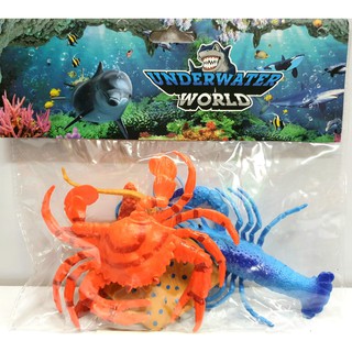 Mainan Animal Underwater World – TL6620- Bahan Vinyl Karet – P22x L3x