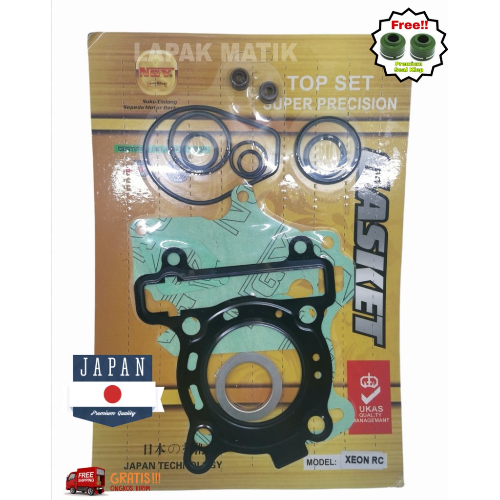 Paking Gasket TOP SET XEON RC Nagoya Gold perpak packing